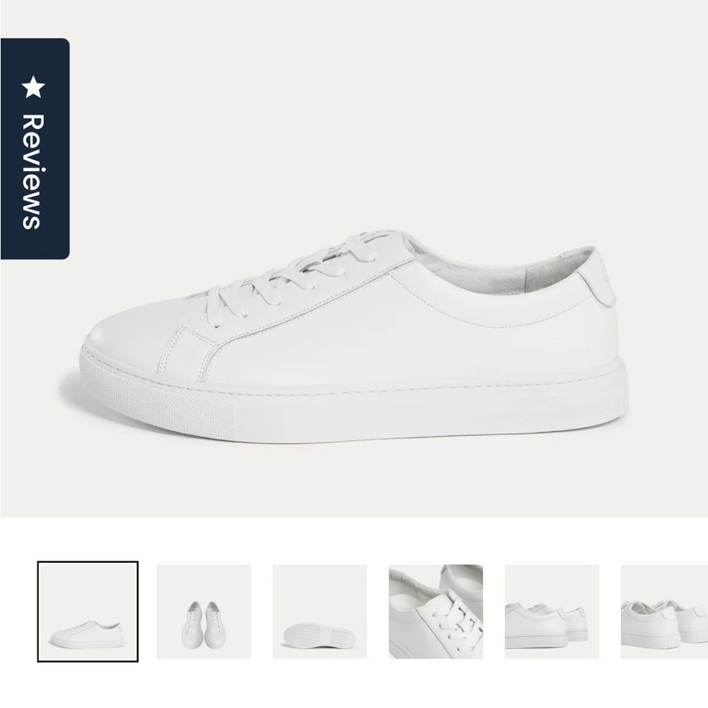 New Republic Kurt Leather Sneakers size 12.5 common projects